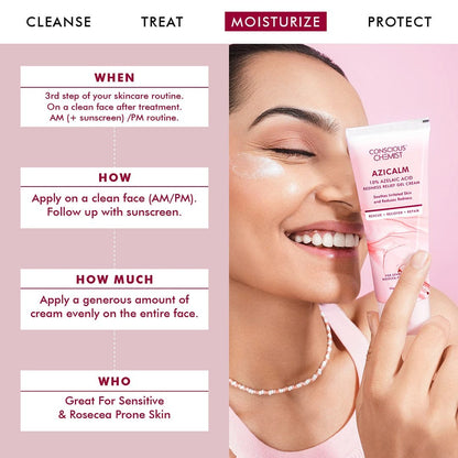 Redness & Inflammation Relief Cream |  10% Azelaic Acid | 50 gm