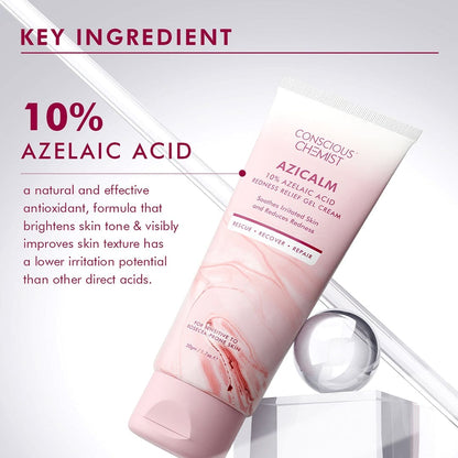 Redness & Inflammation Relief Cream |  10% Azelaic Acid | 50 gm