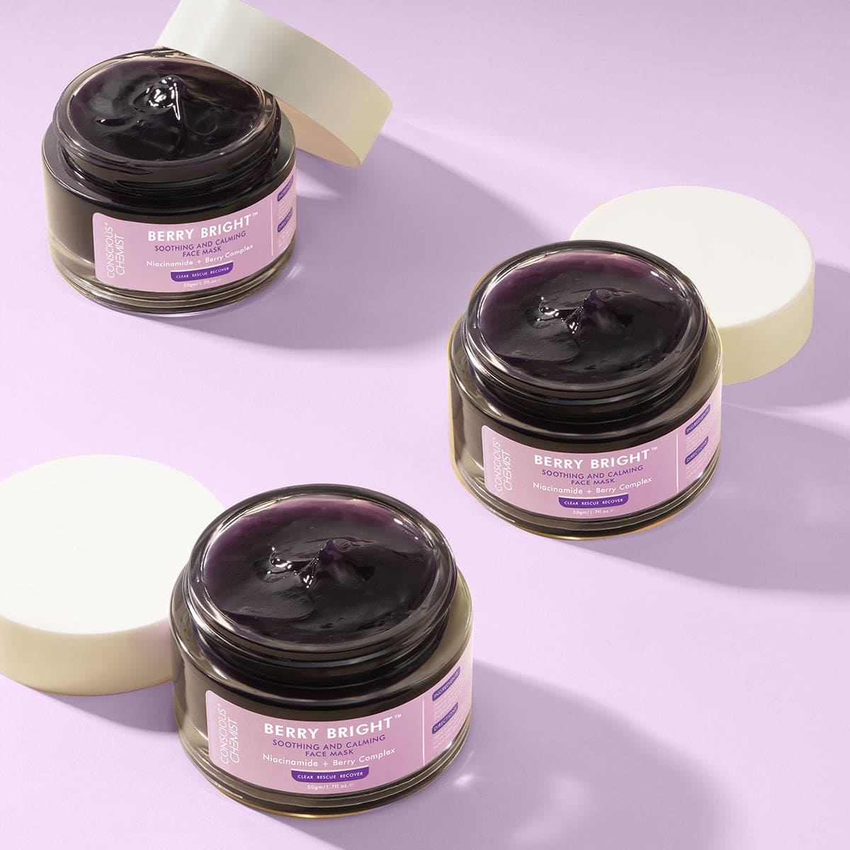 Soothing & Brightening Face Mask | Niacinamide & Berry Complex | 50 gm