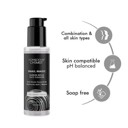 Snail Mucin Cleanser | Hydration & Barrier Repair | 100 ml