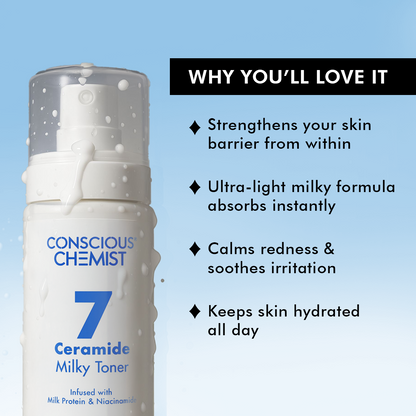 Hydrating Milky Toner | 7 Ceramides, Calms & Repairs